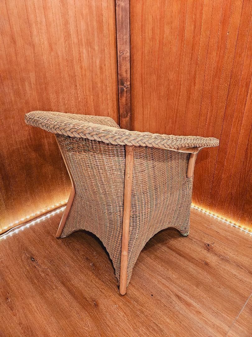 Rattan Auster ナチュラル天然素材 日本製 1Ｐソファ ①