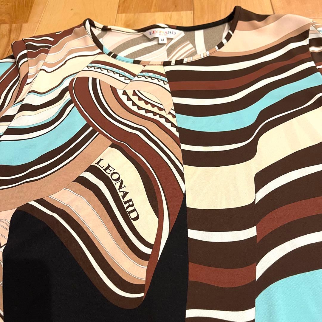 LEONARD レオナール スポーツ トップス カットソー　ロンT 44