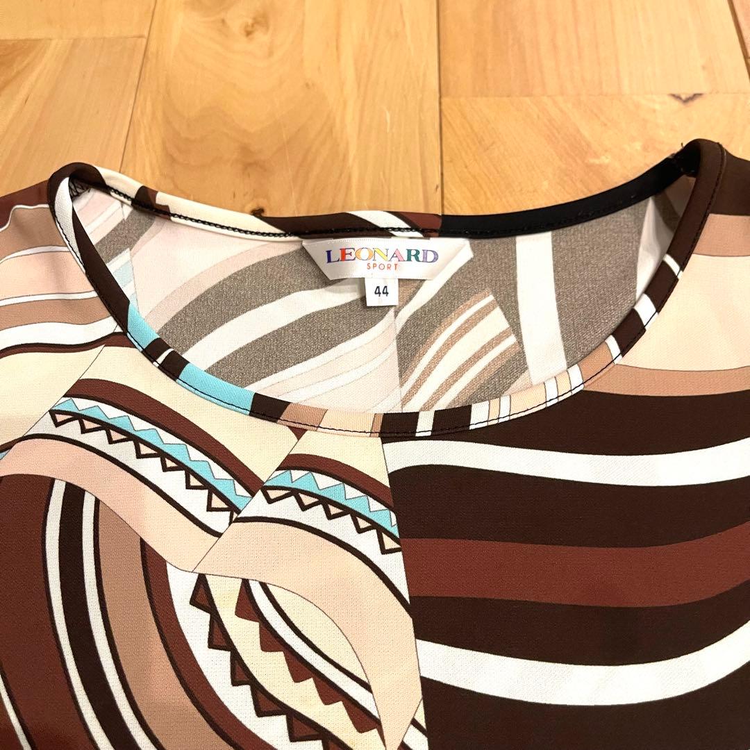 LEONARD レオナール スポーツ トップス カットソー　ロンT 44