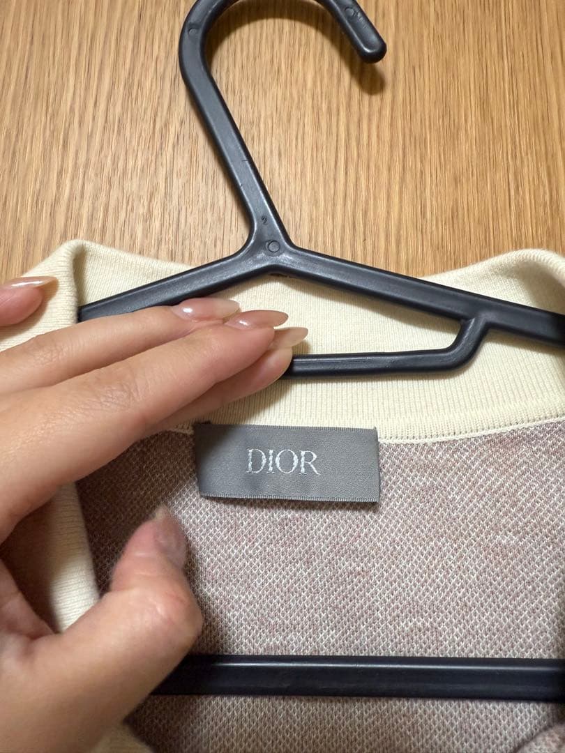 Dior ロゴパターン 半袖ポロシャツ S
