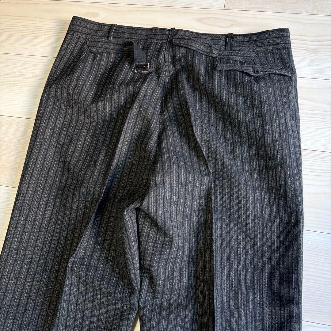 ぴ*ぴ様 極上　デッドストック　ユーロヴィンテージ　スラックス　ストライプ　ワー