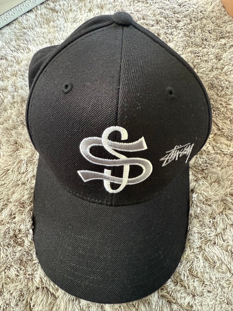 【未使用】STUSSY BIG LEAGUE POINT CROWN CAP