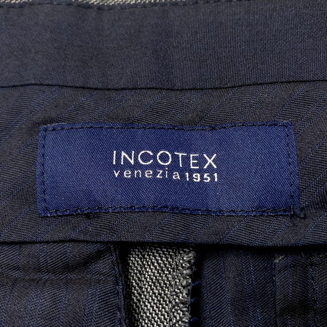 ●極美品 incotex SUPER100s 46 ポルトガル製 100％ウール