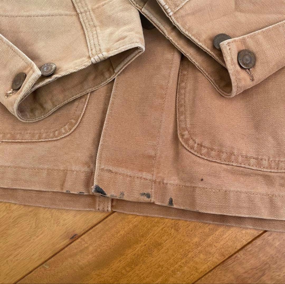 Carhartt USA製 ダックジャケット EST.1889 ボタン ベージュ