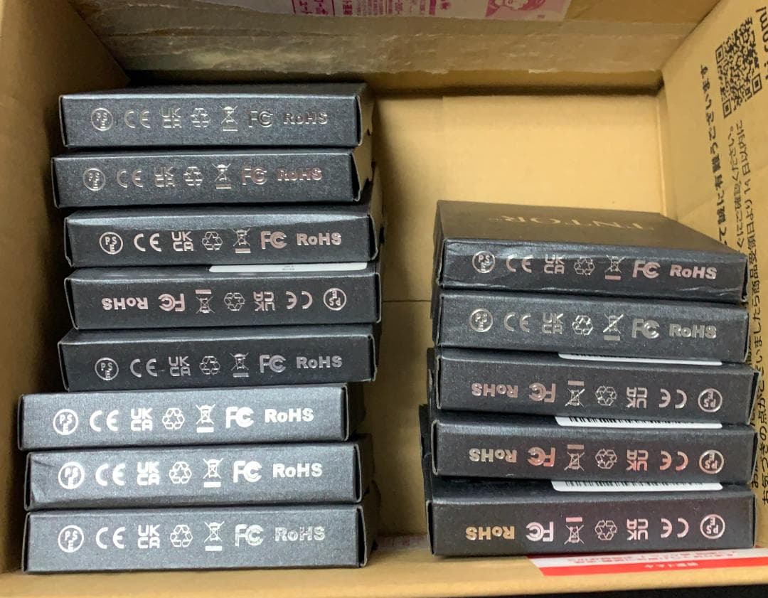 計18個　TNTOR　薄型　モバイルバッテリー2500mAh未使用品まとめて