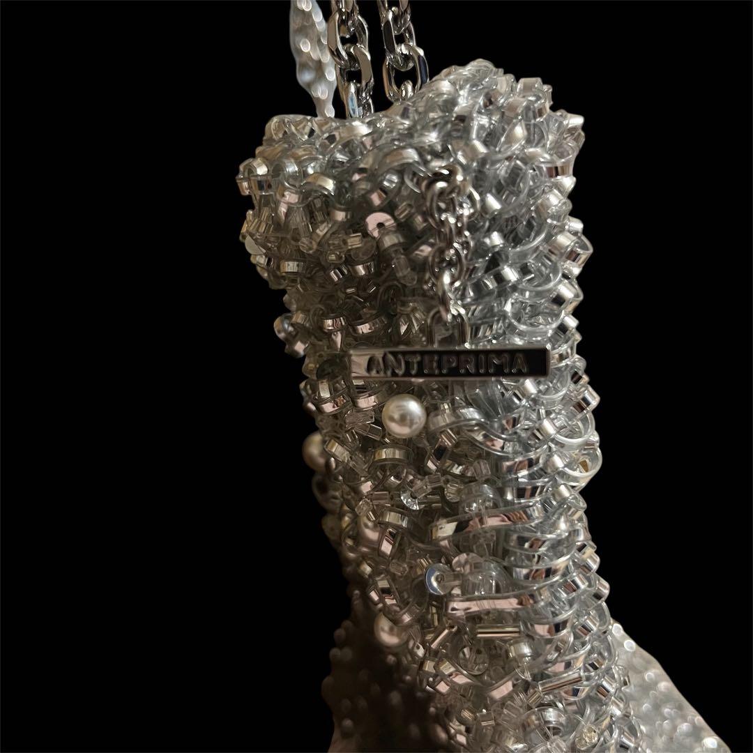 [大人気‼️即日発送❣️]ANTHPRIMA シルバー パーティーバッグ