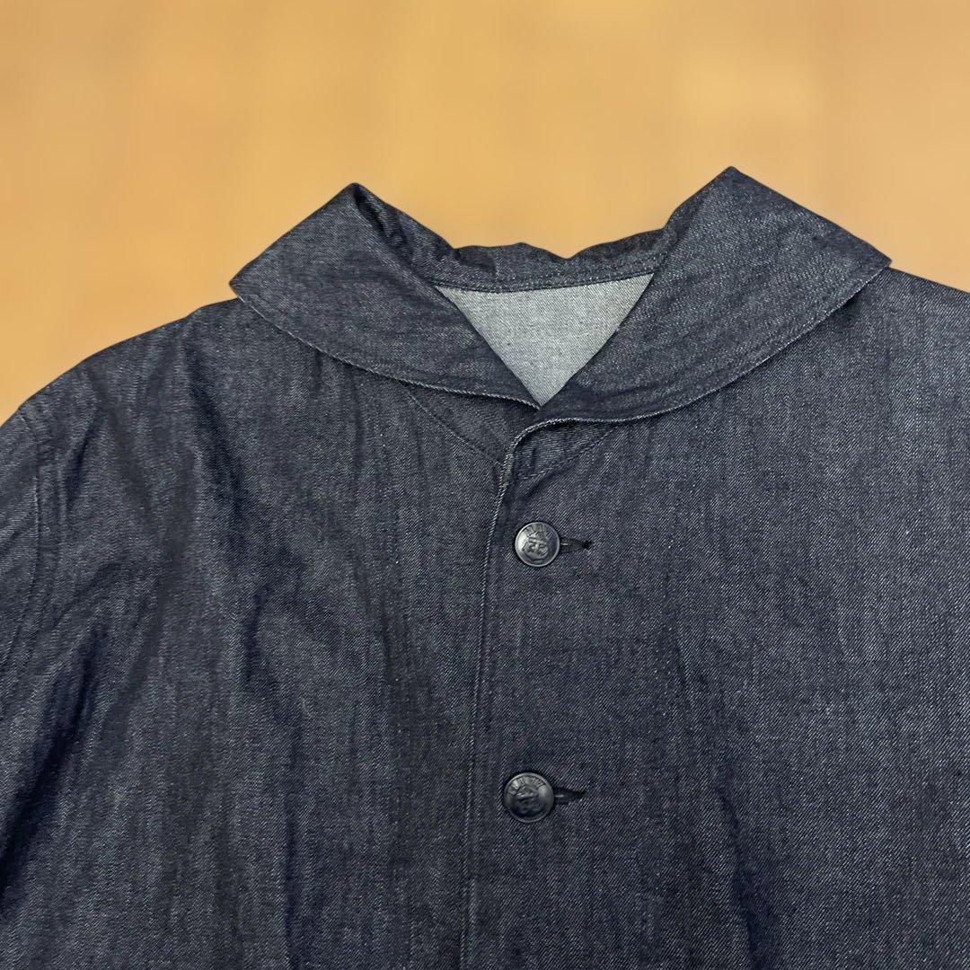 ジャケット・アウター US NAVY Shawl Collar Denim Jacket (44)
