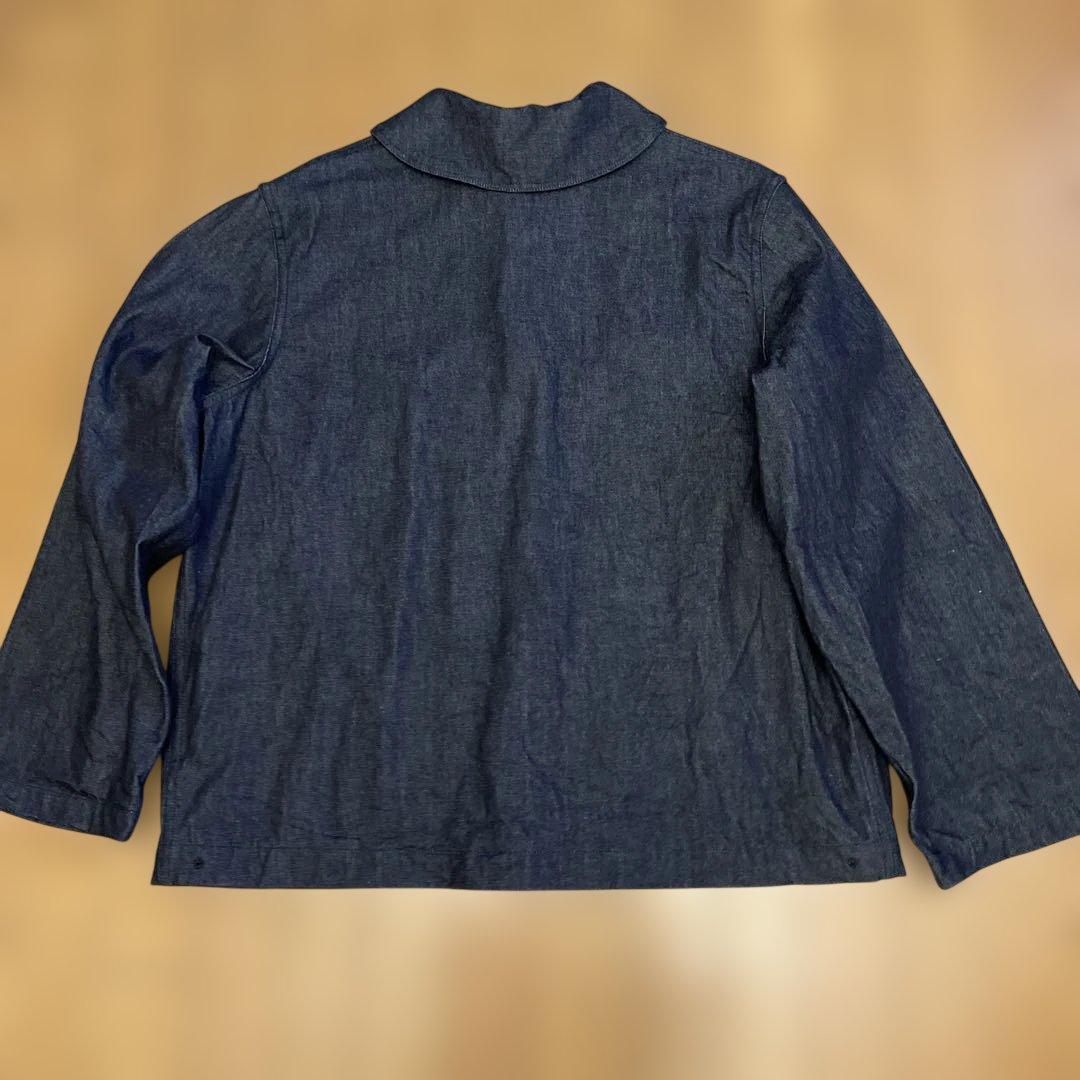 ジャケット・アウター US NAVY Shawl Collar Denim Jacket (44)