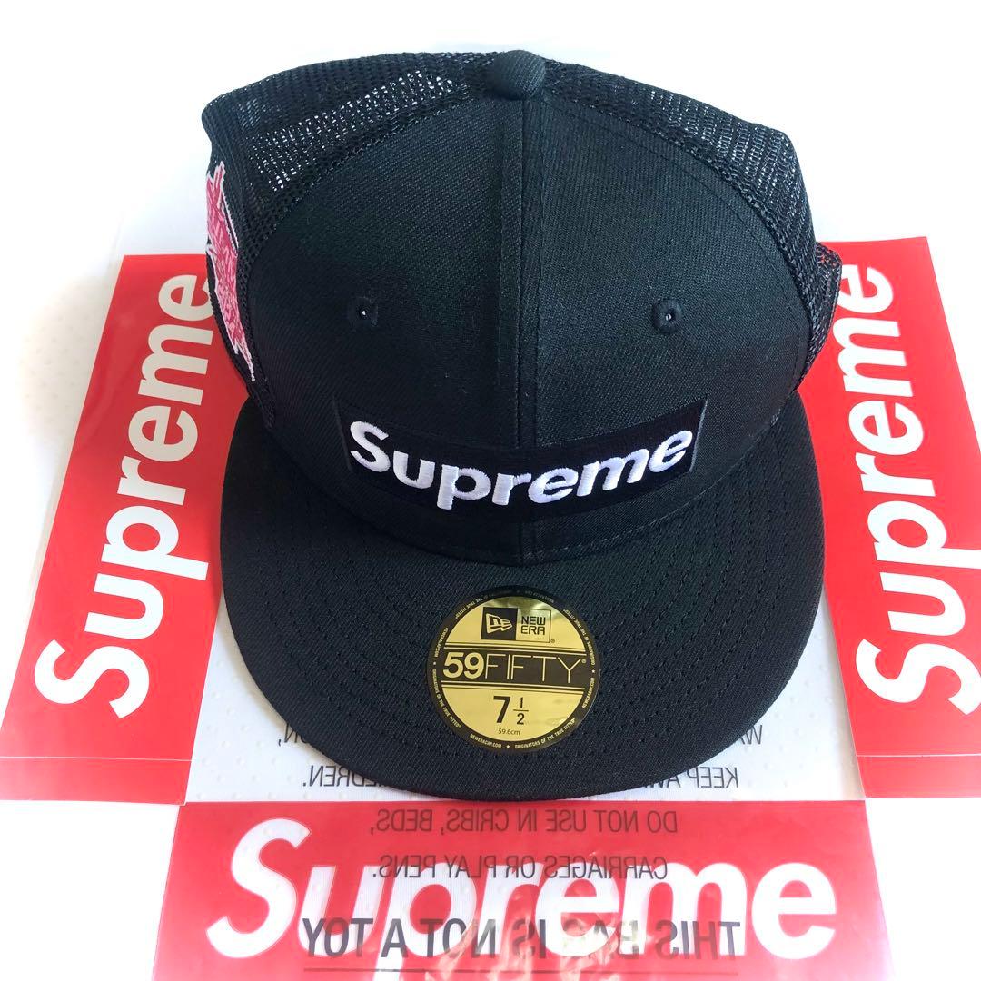 【新品】Supreme Box Logo Mesh Back キャップ　帽子