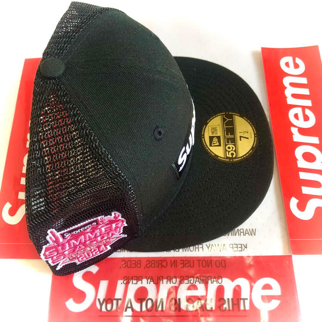 【新品】Supreme Box Logo Mesh Back キャップ　帽子