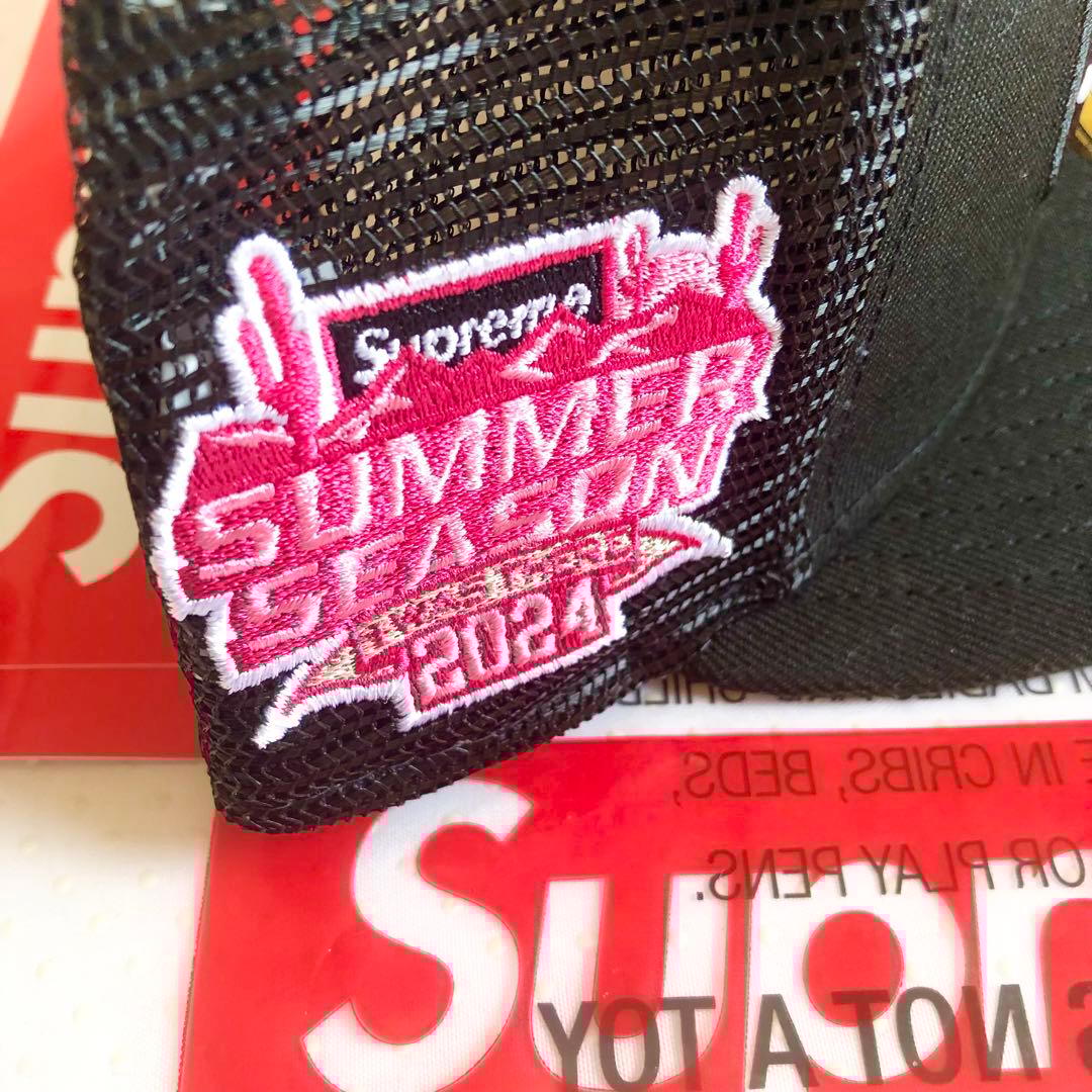 【新品】Supreme Box Logo Mesh Back キャップ　帽子