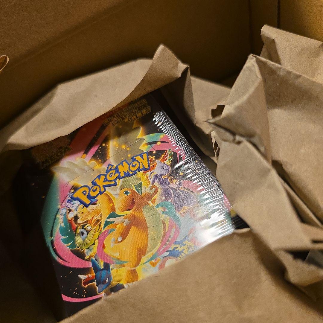 シュリンク付き　ポケモンカードゲーム　 MEGA ドリームex 1BOX