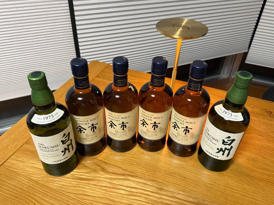 未開栓 正規品 白州2本＋余市4本セット