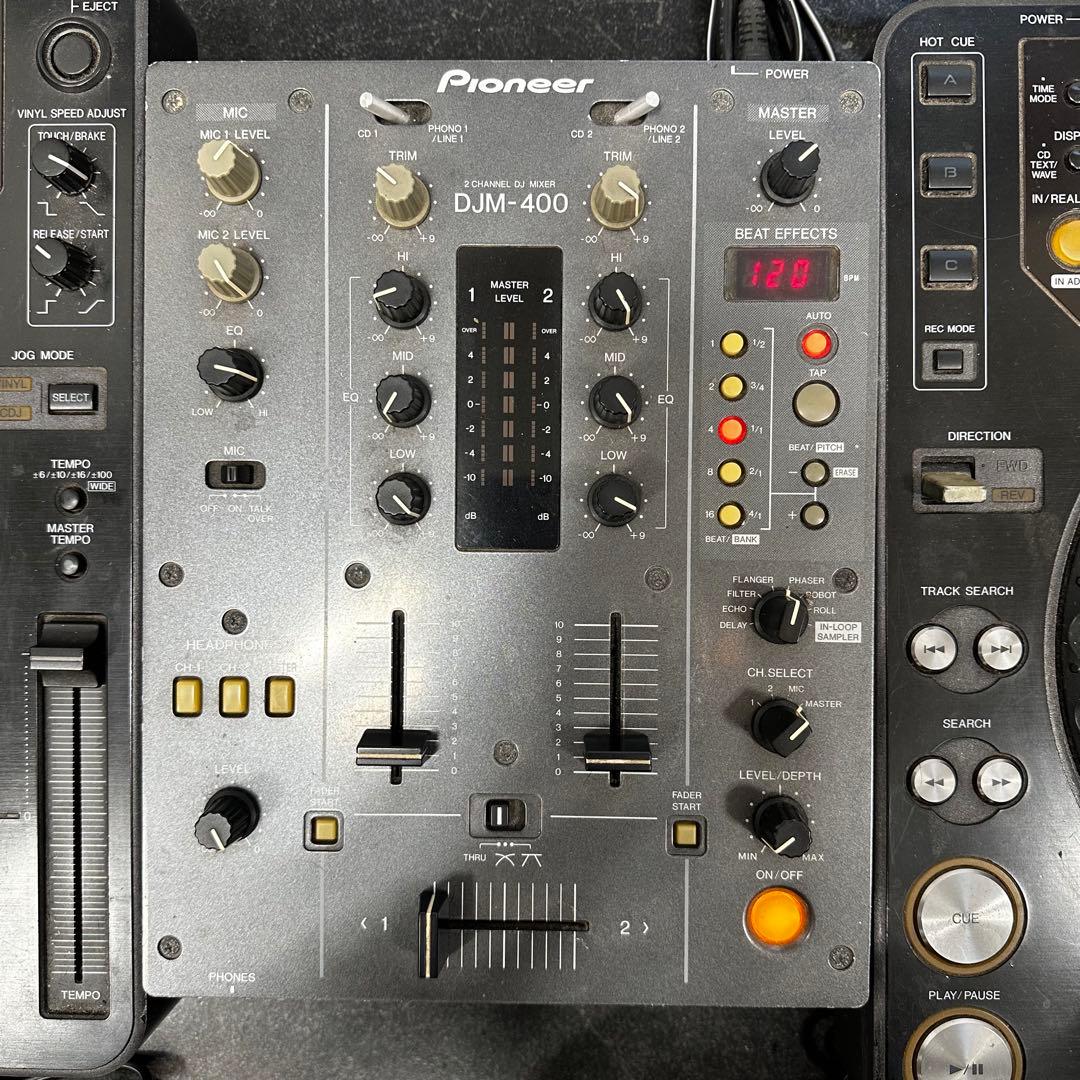 DJ機材 CDJ-1000MK2 DJM-400 cdj 1000mk2 DJM 400