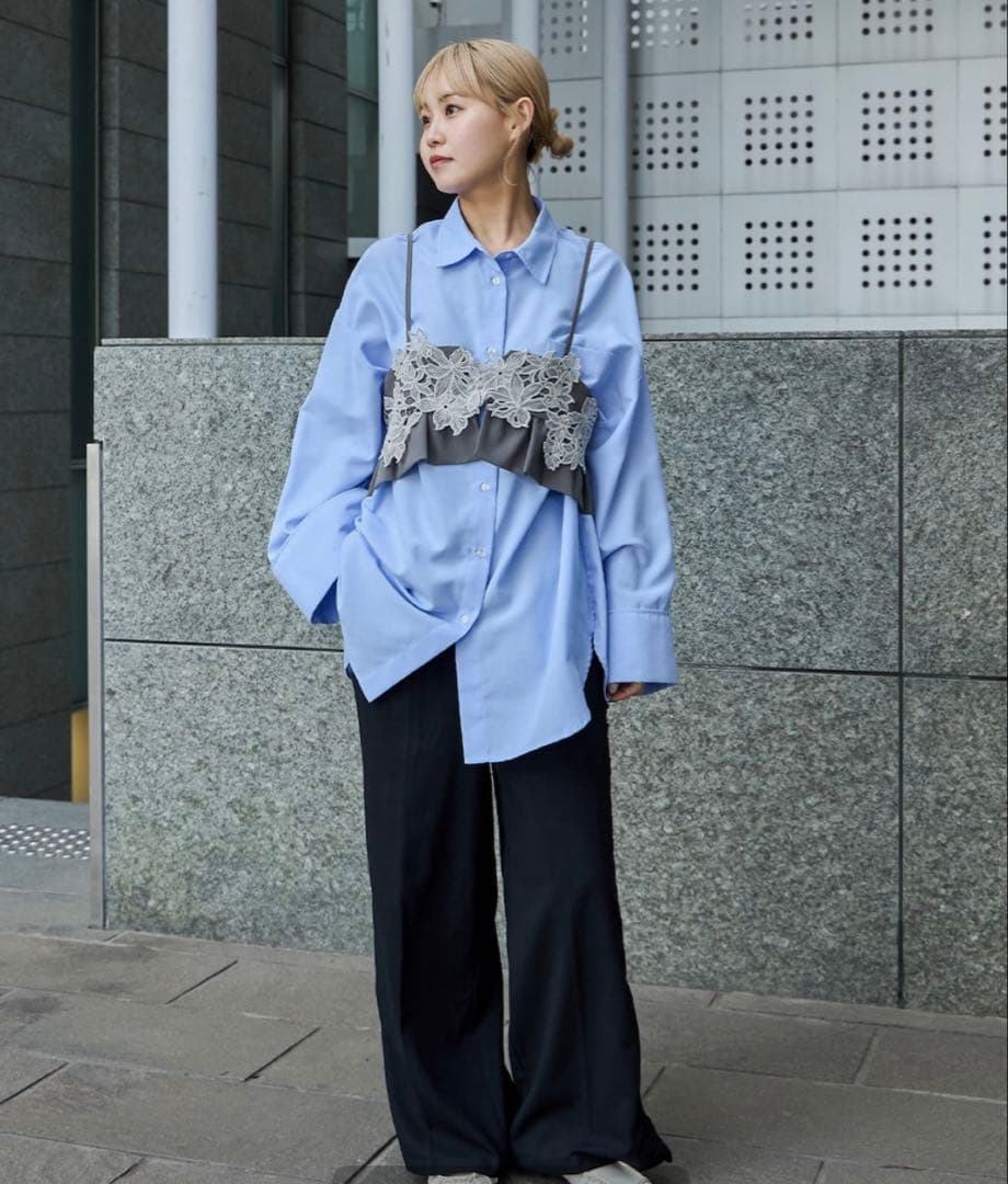 未使用【ANDRESD】 ピンストライプテーラードビスチェドレス オケージョン