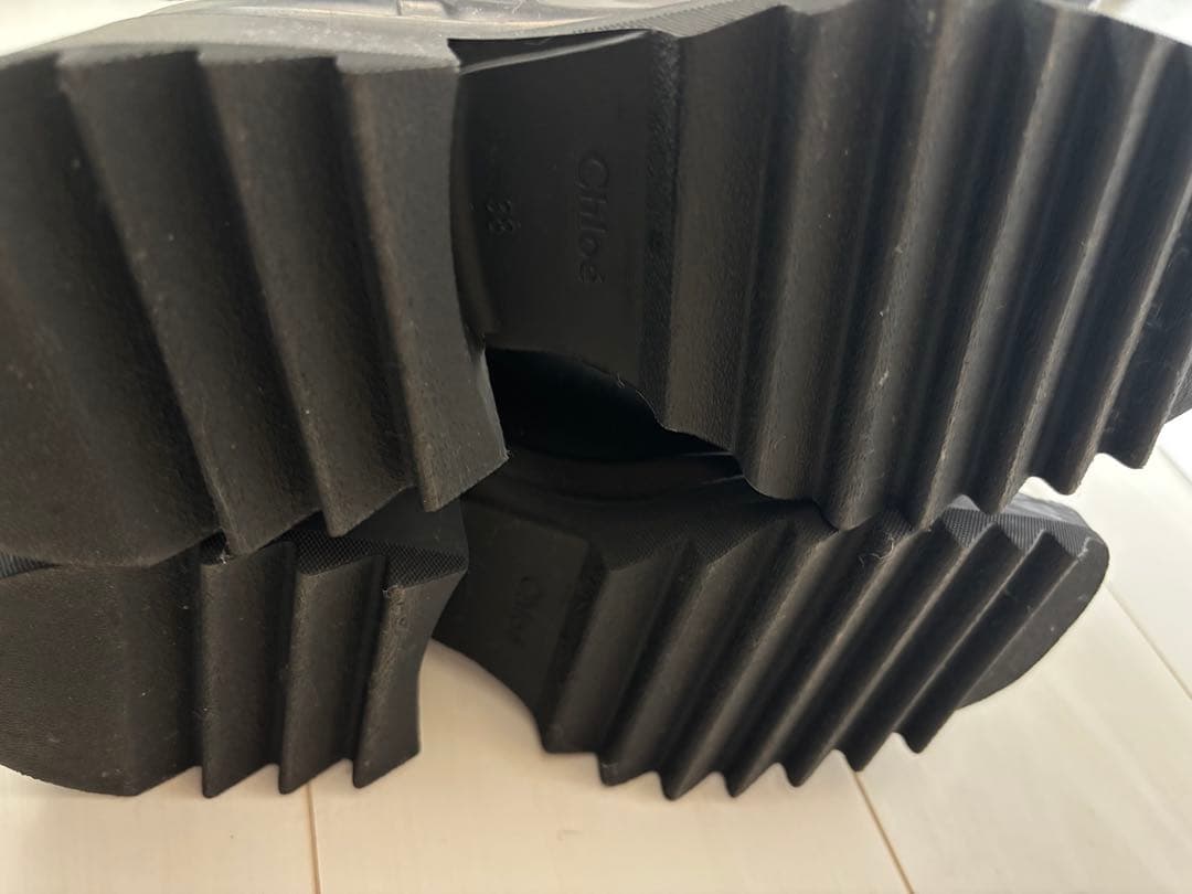 Chloé ブラック ヒール付き長靴