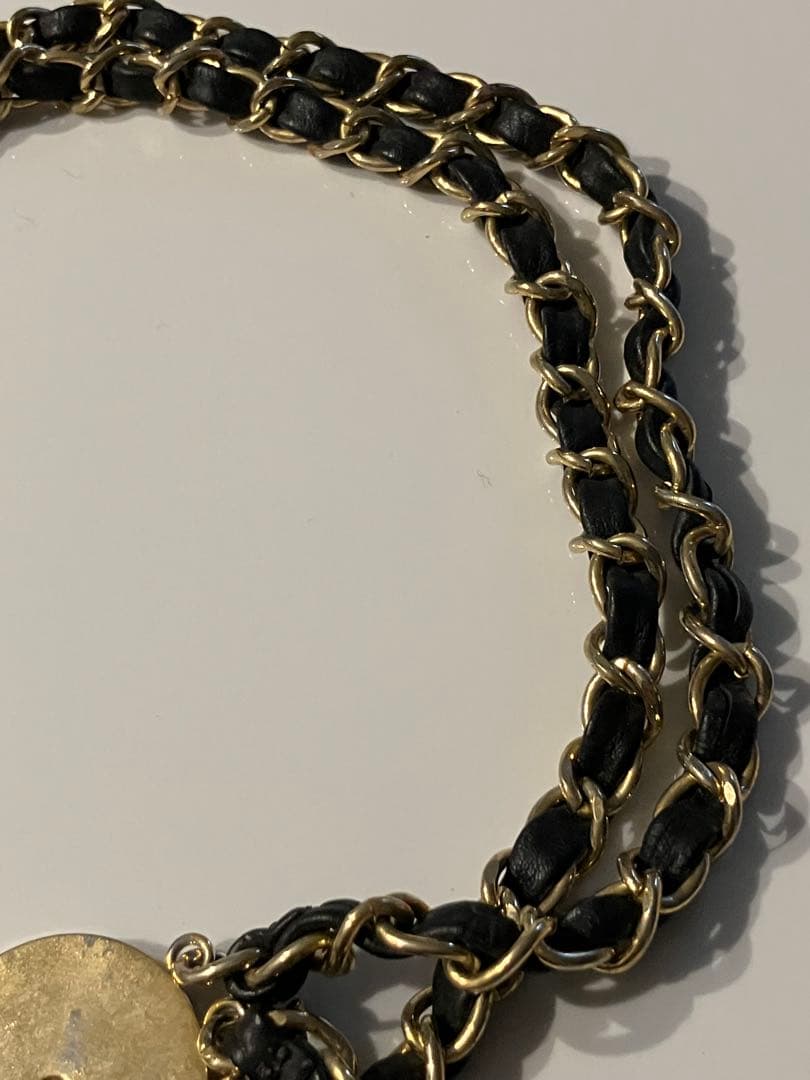 CHANEL シャネル チェーンベルト 3連 モチーフ ヴィンテージ