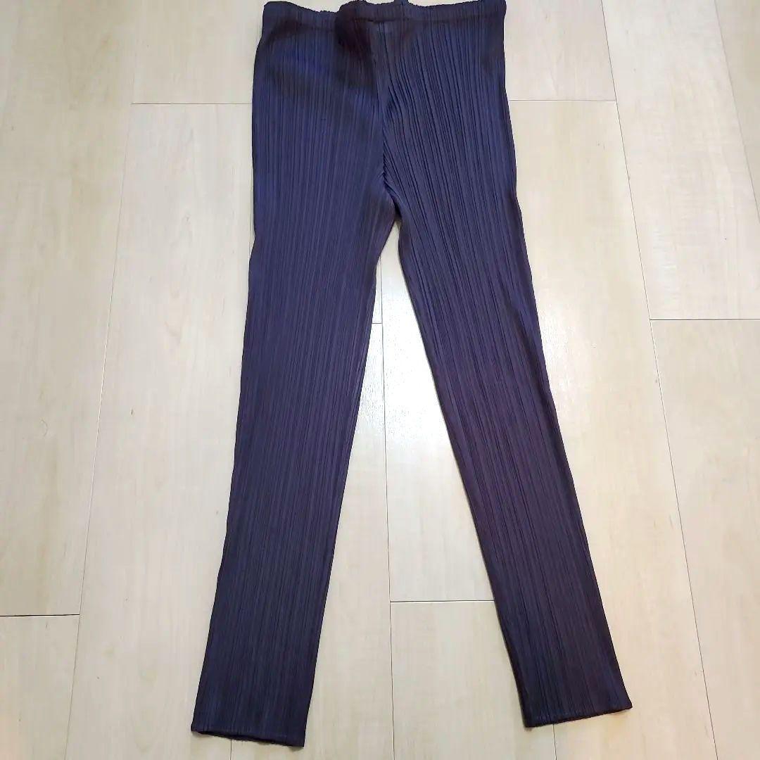 プリーツプリーズパンツL