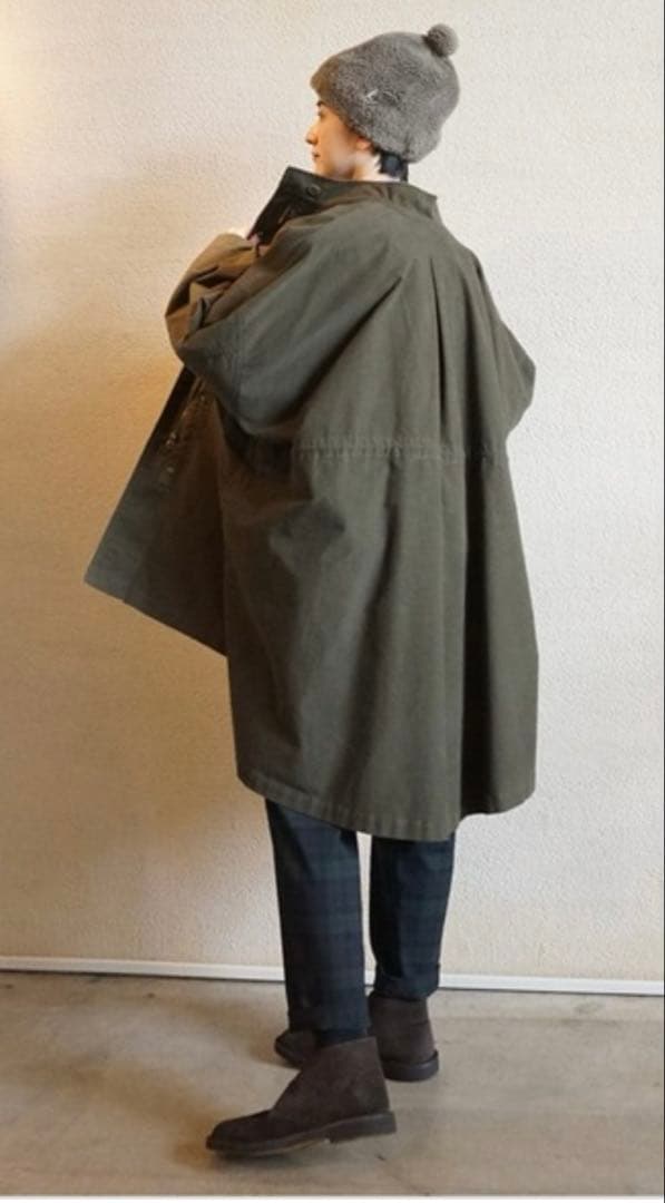 journalstandard luxe◆モールスキンスタンドカラーモッズコート