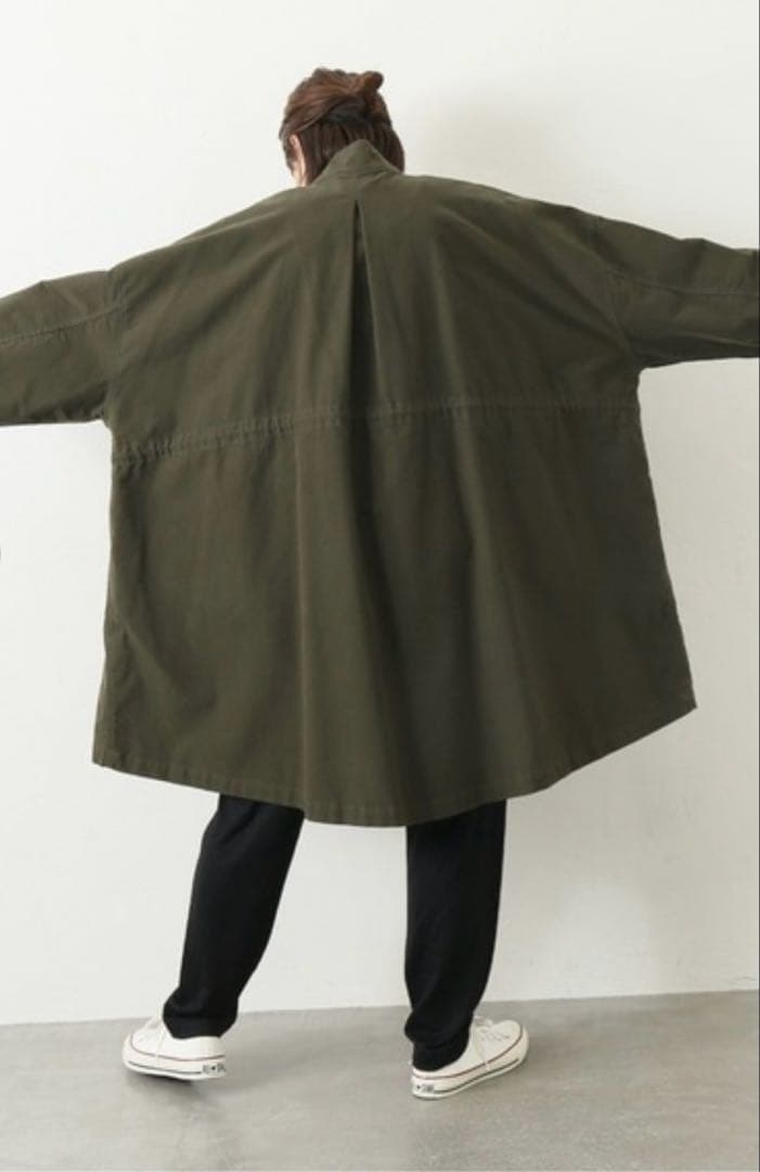 journalstandard luxe◆モールスキンスタンドカラーモッズコート