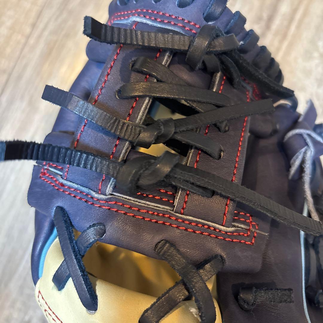 DICE. 硬式野球グローブ ネイビー/ベージュ