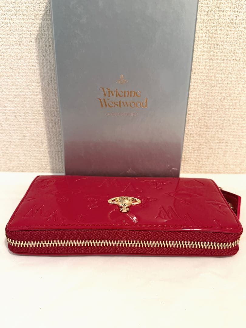 【新品未使用】Vivienne Westwood 長財布 レッド 大人気