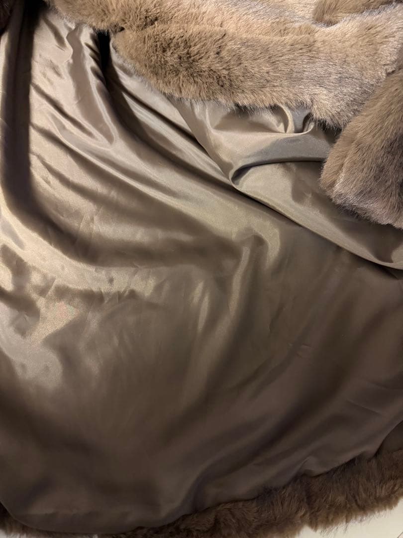 acka classical fur coat ブラウン 2