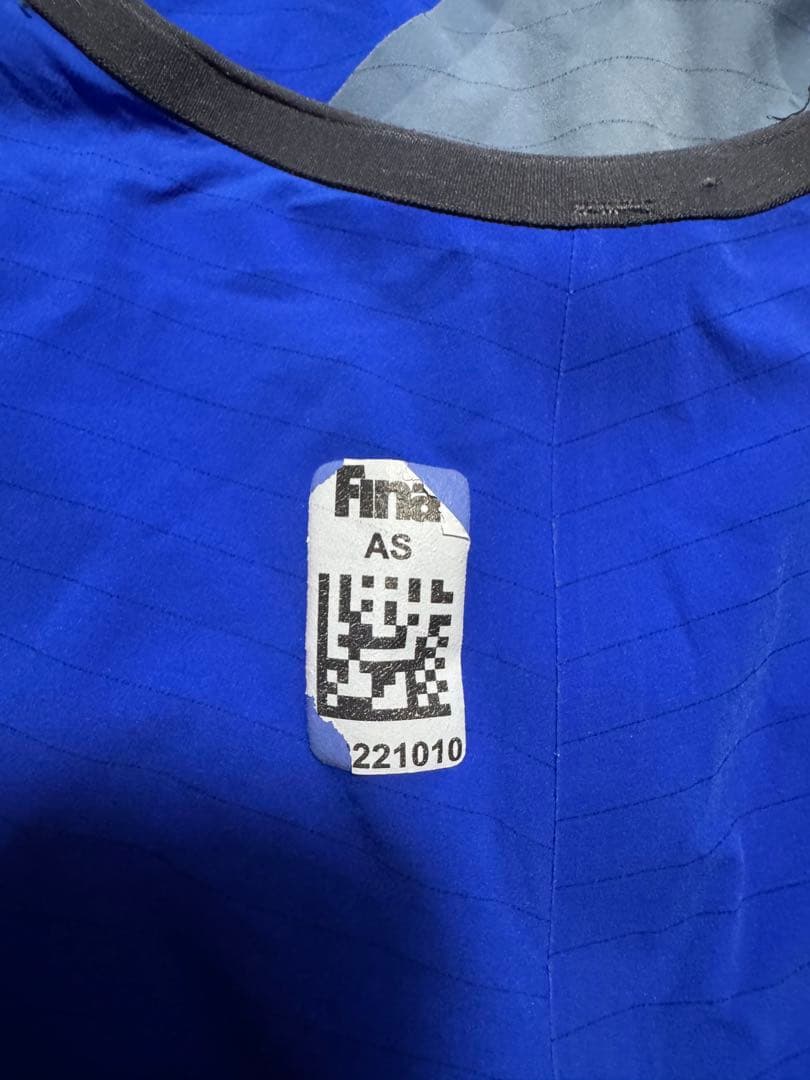 arena スポーツ用水着 青色 ハイバック