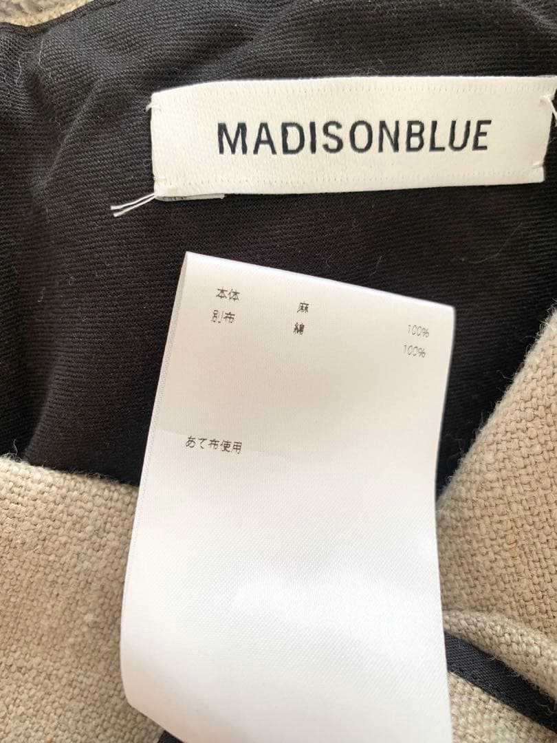 マディソンブルー ハイウエストリネンショーツ ショートパンツ01