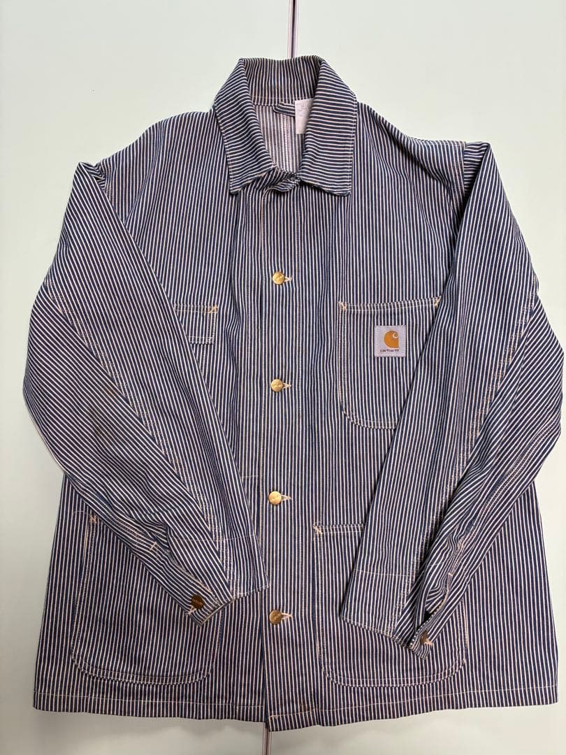Carhartt ストライプ カバーオール 42