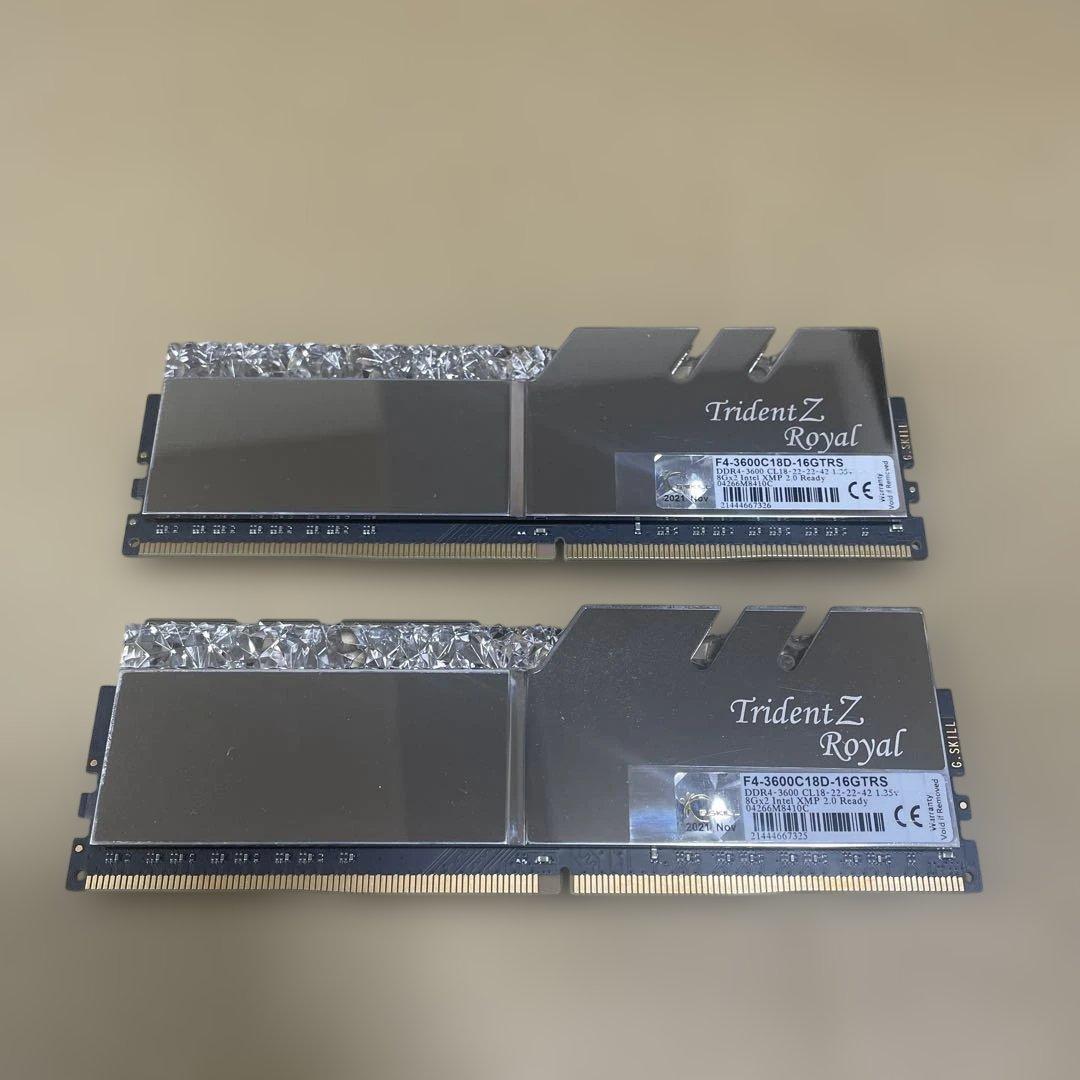メモリー Trident Z  DDR4 3600MHz 16GB