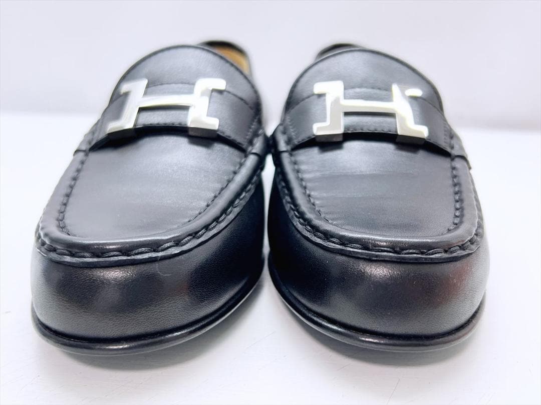 未使用保管 美品 エルメス コンスタンス レザー ローファー 36 23ｃｍ