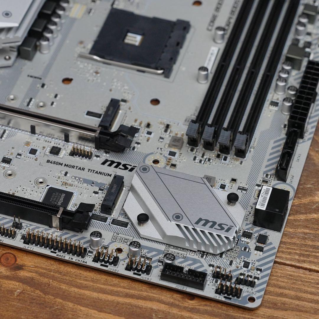 MSI B450M MORTAR TITANIUM マザーボード