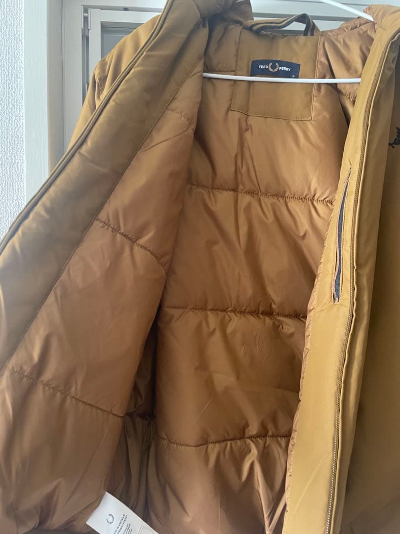 Fred Perry フード付きブラウンジャケット