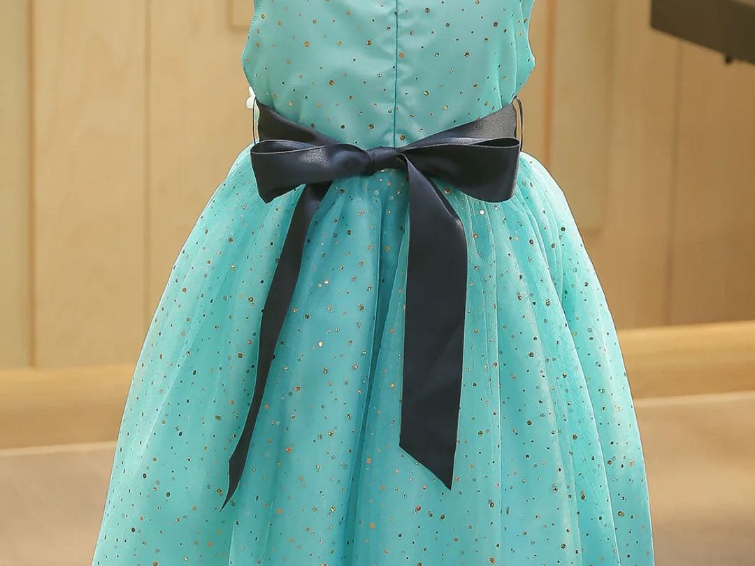 ドレスコ エメラルドブルージュエリードレス 120