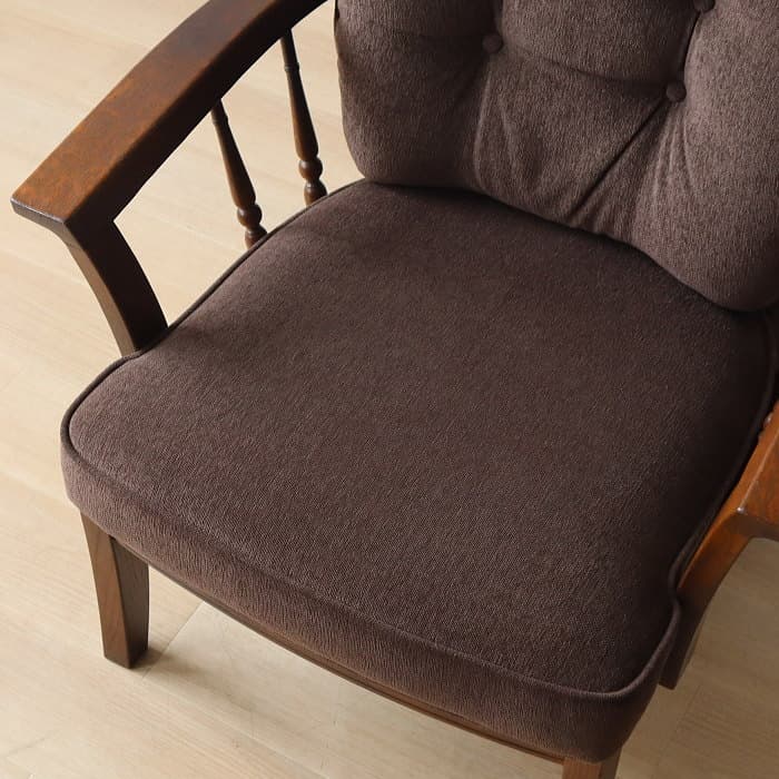 アンティーク 飛騨産業 キツツキ 穂高 一人掛け椅子 ナラ材