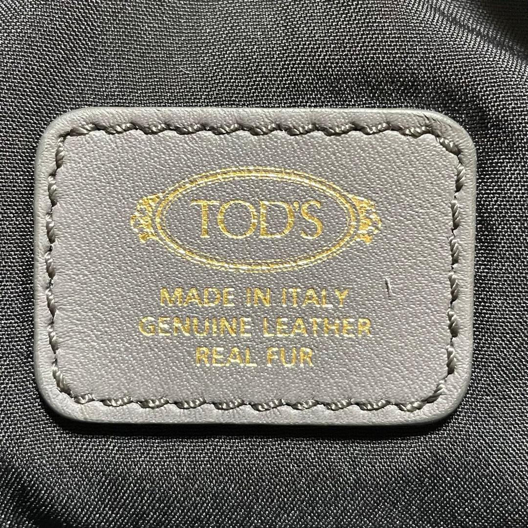 TOD'S トッズリアルファー クラッチバッグ セカンドバッグ レディースbag
