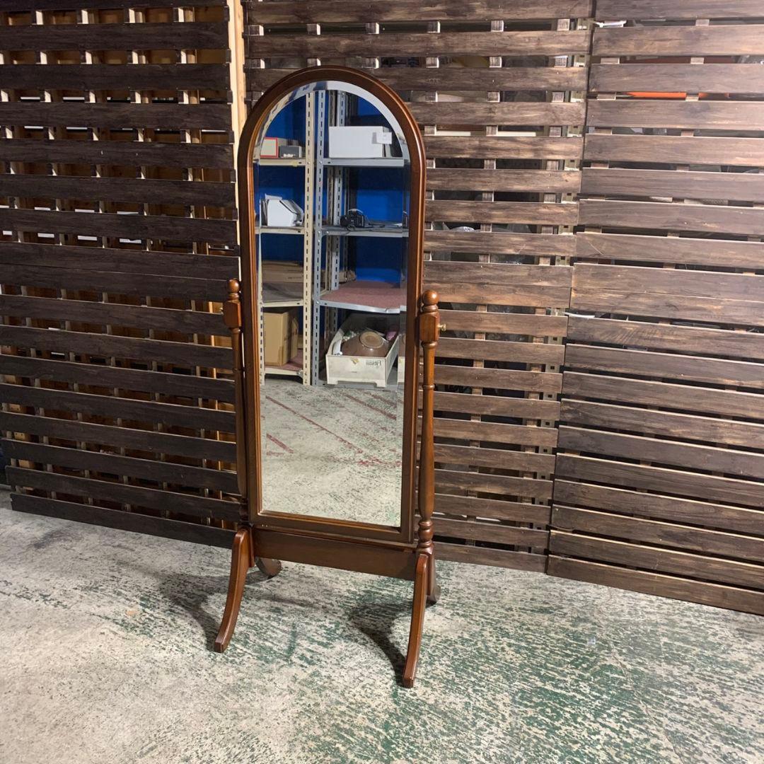 J585 マルニ木工 maruni アーチ型スタンドミラー 鏡