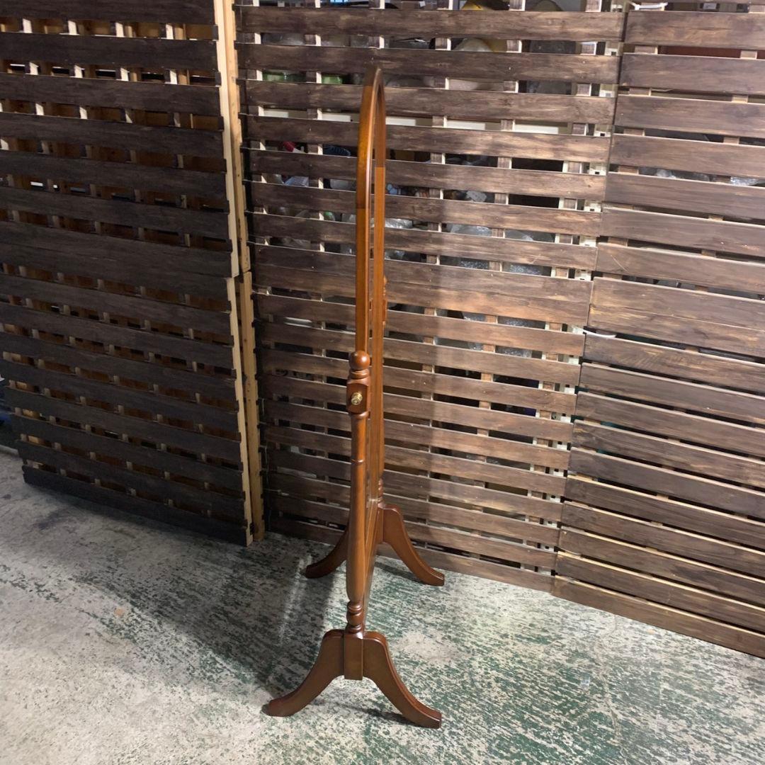 J585 マルニ木工 maruni アーチ型スタンドミラー 鏡