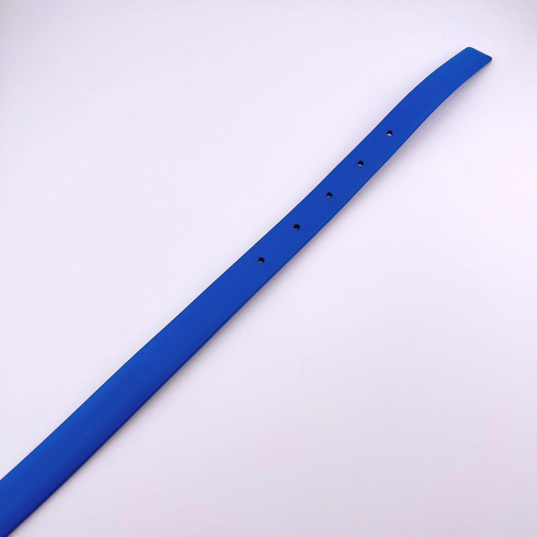 ★ボッテガヴェネタ★ ベルト レザー 100cm 40in ブルー系 青系