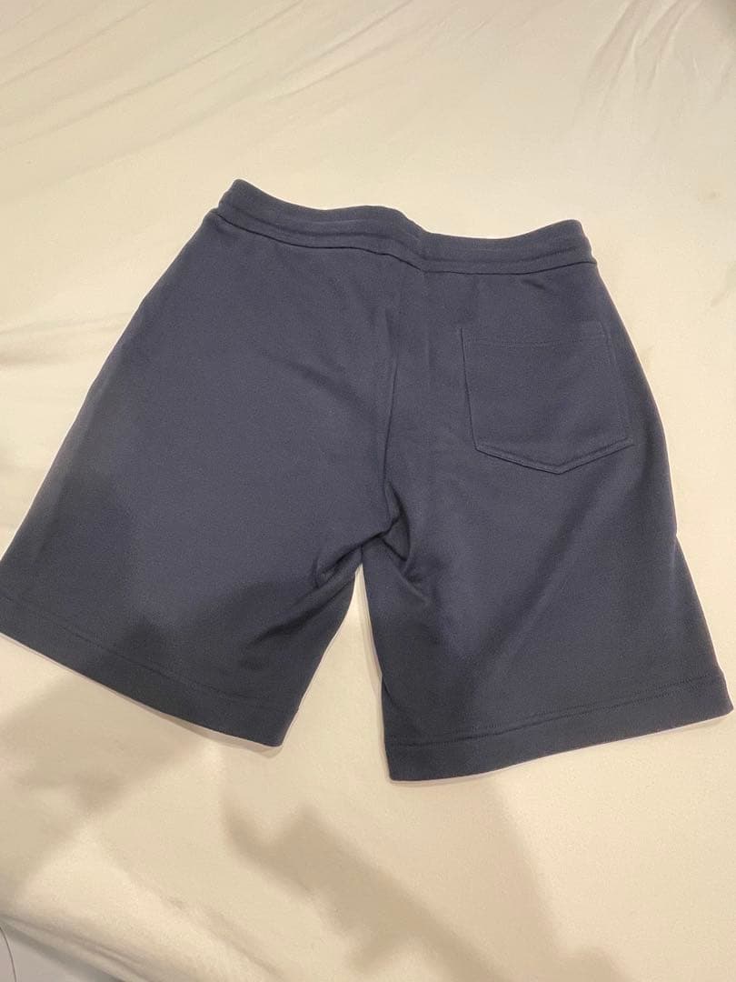 モンクレール　 ロゴワッペン　スウェット　美品　ショートパンツ　紺色　正規品