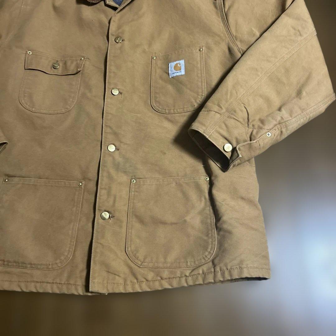 最終値下げ良品Carhartt（カーハート）」ミシガンチョアコートUSA製　XL