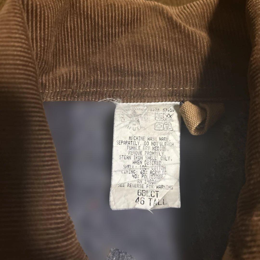 最終値下げ良品Carhartt（カーハート）」ミシガンチョアコートUSA製　XL