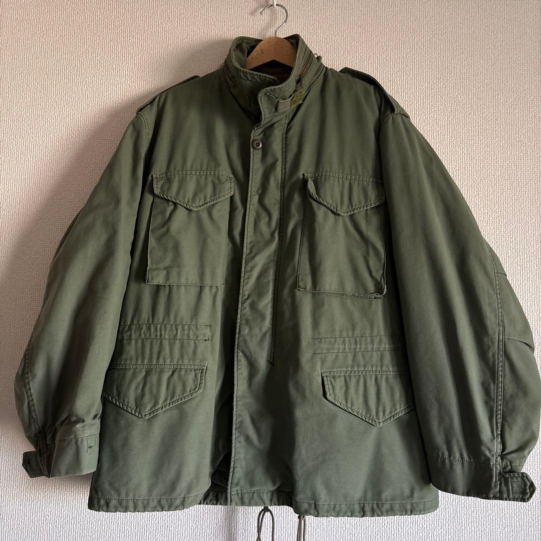 USED USA製 80’s ALPHA M-65 3rd ライナー付 L R