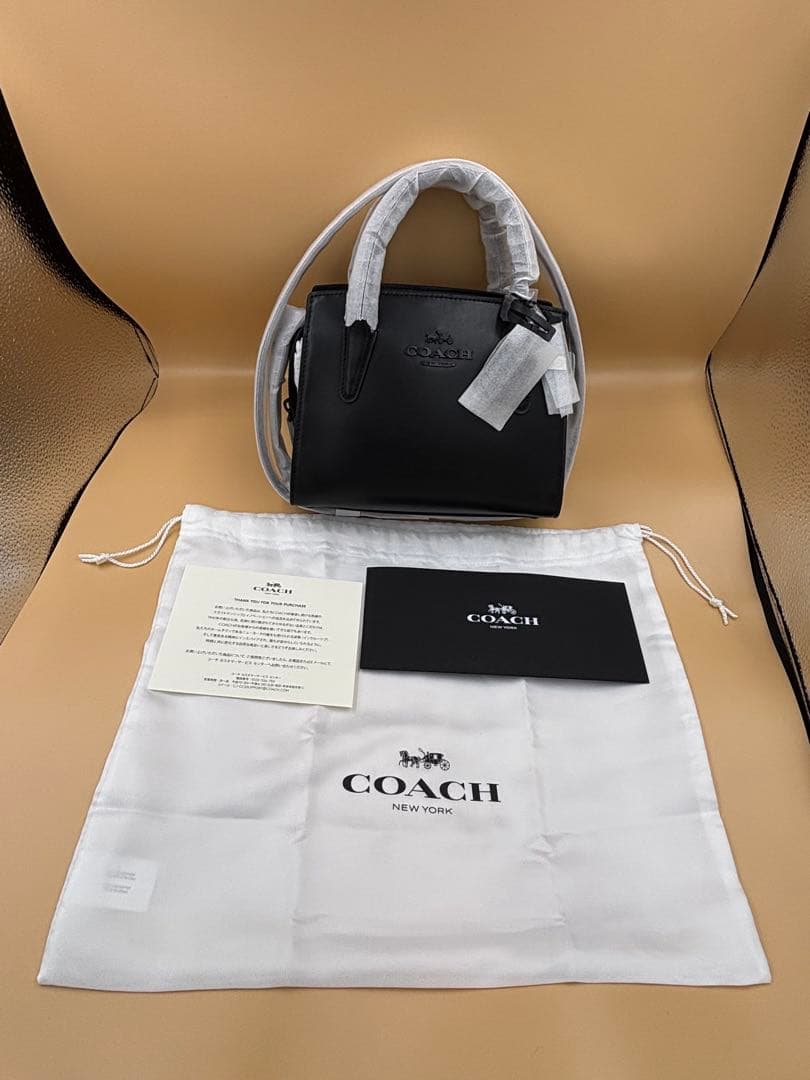 【COACH】アンドレア キャリーオール (CP081 J1BLK）