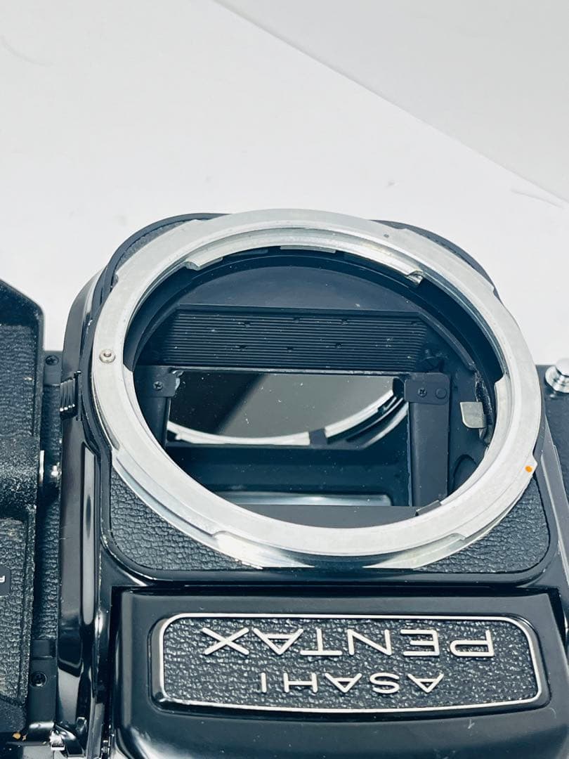 【完動品】ASAHI PENTAX 6×7 木製グリップ　ストラップ付き