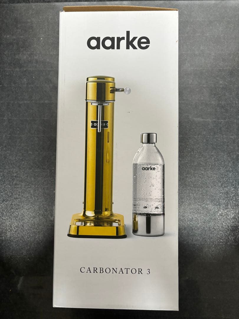 あ*や様 【新品未使用】aarke アールケ カーボネーター 3 ゴールド 炭酸