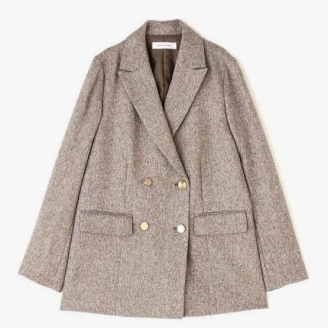 【♡k♡】ナチュラルビューティーベーシック　ダブルブレストジャケット