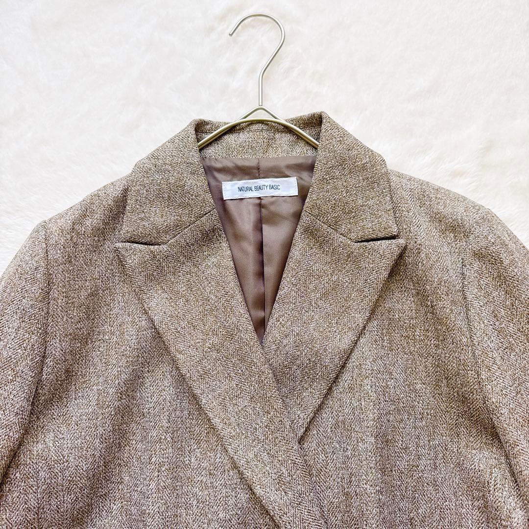 【♡k♡】ナチュラルビューティーベーシック　ダブルブレストジャケット