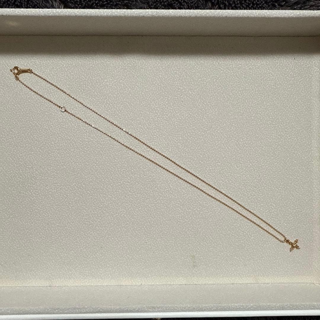 18K クロスモチーフネックレス